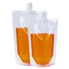 Saco de Bico de Diâmetro Grande Atacado de Ponto Plástico Espessado Transparente Descartável para Embalagem de Bebidas Suco Alimentos Auto-Sustentável