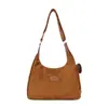 Yuezhi 2026 principios de otoño nuevo bolso casual vintage simple para el día a día, bolso de gran capacidad, bolso de hombro de estilo relajado, bolso tote