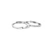Anillo de Mobius Anillo para Pareja Plata Esterlina Par de Anillos de Apertura Simple para Pareja con Diseño Nicho Regalo 520