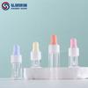Botella de vidrio transparente con gotero de 1 ml, 2 ml, 3 ml y 5 ml, disponible en stock transfronterizo, para aceite esencial, muestra de aceite esencial, embotellado de prueba.