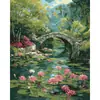 Pintura al óleo digital transfronteriza al por mayor sin marco Diy4050 flor deseo Amazon ebay pintura decorativa