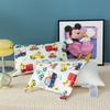 Funda de almohada infantil con orejas de oso estampadas de algodón, divertida y bonita, de 30 x 50 cm, producto único, de 40 x 60 cm.