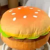 Taburete de Almacenamiento con Forma de Hamburguesa para Sala de Estar, Taburete Pequeño Elegante, Caja de Almacenamiento para Juguetes y Snacks, Taburete de Almacenamiento Creativo, Taburete Bajo Multifuncional