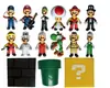 Super Mario Transfronterizo Mario Adornos Yoshi Luigi Pastel de Cumpleaños Juguete para Hornear Figura
