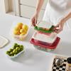 Set de Tres Piezas de Recipientes de Plástico para Conservar Alimentos Almacenamiento Hermético Lonchera Almacenamiento de Alimentos Refrigerador Caja Refrigerada Caja de Regalo Venta al por Mayor