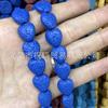Contas de pedra vulcânica em forma de coração coloridas atacado rocha vulcânica preta forma de amor acessórios para joias DIY contas