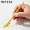 Herramientas de Cerámica Transfronterizas Juego de 7 Piezas Cuchillo de Escultura en Arcilla 7 Puntas Diferentes Pluma Taladro Rascador Auxiliar En Stock