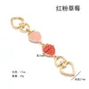 Bolso de cadena para joyería de cereza con correa de hombro de cadena extendida que no se decolora accesorios metálicos mini bolso cadena de transformación venta al por mayor