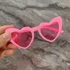 Óculos de sol infantis com coração de pêssego 2020 novo moda infantil coração de pêssego óculos de sol confortáveis modernos versáteis óculos de sol para bebê