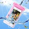 Funda Impermeable para Teléfono Móvil de Dibujos Animados para Natación de Verano Bolsa para Rafting de Verano Bolsa Transparente de PVC con Correa de Hombro Bolsa de Plástico