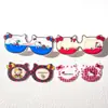 Óculos Fofos da Kt Acessórios de Acrílico DIY Grampo de Cabelo Feito à Mão Capa de Celular Chaveiro de Cola Cremosa Patch de Joia