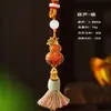 Colgante Pequeño de Brocado Song Estilo Chino Nuevo 2026, Adorno Pequeño de Candado Ruyi Estilo Chino Tradicional, Recuerdo del Festival del Bote del Dragón, Regalo Cultural y Creativo para Atracciones Turísticas