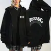 Moderna Nueva Sudadera con Capucha y Cremallera Estampada Arirang World Tour Sudadera Suelta Casual para Fans