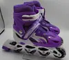 Patins Infantil Traje completo Ajustável Flash Patins em linha Crianças Patins Patins Meninos Meninas