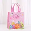 Bolsa de Tela No Tejida de Conejo de Dibujos Animados Bolsa de Regalo de Pascua Cumpleaños Bolsa de Empaque de Regalo para Niños Bolsa de Dulces de Halloween