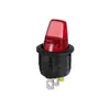 Interruptor redondo de 12V com LED iluminado, operado por polegar, de cabo longo, modificação de carro com alça, interruptor em forma de barco, interruptor basculante KCD1