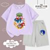 Roupas do Sonic Camiseta Infantil Desenho Animado Roupas Infantis Manga Curta Super Sonic Mouse Verão Algodão Top Tendência