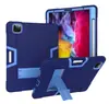 Para iPad pro11 ranura para lápiz contraste de color robot 10.2 funda protectora mini5 silicona anticaída funda dura plana