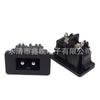 Tomada de energia AC C8 tipo oito macho 180-C tipo cartão totalmente em cobre retardante de chamas conector elétrico industrial DB
