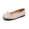 Zapatos Planos Augu Shiden para Mujer 2026 Nuevo Verano Estilo Francés Poco Profundos Zapatos de Ballet Mary Jane Sandalias Planas de Punta Cuadrada