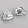 Botones de Plástico con Forma Especial para Abrigos, Botones de ABS Imitación Metal para Suéteres, Botones de Forma Asimétrica para Cortavientos y Cárdigans