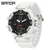 Reloj Deportivo Multifuncional Personalizado de la Fábrica de Relojes Sanda Procesamiento OEM Resistente al Agua Reloj Digital Personalizado Autorizado