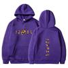 Marca de moda transfronteriza suéter retro casual con capucha unisex suelto para pareja suéter de impresión pesada otoño e invierno