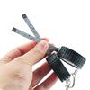 Cinta Métrica Resistente para Llavero para Llantas de Coche, Pequeña Escala de 1.0m Métrico e Imperial Retráctil de Acero Tamaño de Bolsillo Mini Portátil