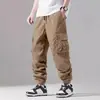 Ebay Comércio Exterior Transfronteiriço Calças Casuais Retrô Americanas Masculinas Primavera e Outono Novas Calças Longas Retas Largas High Street Atacado
