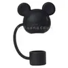 Urso 10mm Tampa de Proteção contra Poeira para Canudo Transfronteiriço Novo Produto Tampa de Canudo para Copo de Gelo Silicone de Grau Alimentício Tampa de Canudo