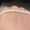 Pulsera de Perlas de Agua Dulce Natural Diseño de Nicho Simple Versátil Ins Tendencia Estilo Casual Modelo para Mujer Directo del Fabricante