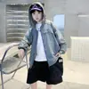 Ropa con Capucha de Protección Solar de Verano para Niños, Holgada, Ligera, Transpirable, Chaqueta Anti-UV, Ropa de Verano, Nueva Ropa de Protección Solar para Niños
