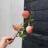 Flores de Nochevieja, Flores Artificiales Doradas, Eucalipto Dorado, Hortensia, Abanico Dorado, Hojas de Ginkgo, Cubo de la Fortuna, Arreglo Floral, Hojas, Flores de Plástico