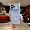 Aplicable para Apple 18promax Funda Magnética Mate para Teléfono iPhone 17 Agujero de Precisión Cobertura Total Disipación de Calor Funda Protectora Carcasa Dura