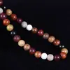 Pulseira Multi-Contas Multi-Círculos, Contas Coloridas, Contas de Buda, Madeira de Ágar, Pulseira de Sândalo Natural, Joias e Brinquedos para Homens e Mulheres