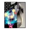 Adecuado para Funda de Teléfono Móvil Samsung A16, Funda de Vidrio S25Ultra Anime A90, Funda Protectora S26Plus Dos Dimensional S24