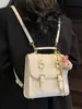 Mochila Pequena Estilo Faculdade 2025 Novo Estilo Moderno Bolsa de Ombro para Sair Mochila de Viagem Leve para Mulheres