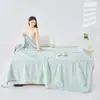 Colcha de Verão Refrescante Transfronteiriça, Seda Gelada Refrescante, Classe A, Colcha de Verão Individual/Casal, Lavável à Máquina, Colcha Fina de Ar Condicionado para Presente, Venda por Atacado do Fabricante