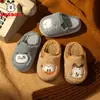 Pantuflas de Algodón para Niños Babudou Niños y Niñas Invierno Interior Antideslizantes Cálidas Zapatos de Algodón Bebé Medias Zapatillas de Felpa