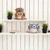 Artesanía de Resina Nueva Transfronteriza Adornos de Animales Decoración de Jardín Dibujos Animados Lindos Suculentas Búho de Escritorio Maceta de Flores