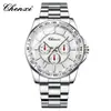 Chenxi Moda Transfronteiriça Pulseira de Aço Relógio Masculino À Prova D'água Luminoso Fabricante Atacado Relógio de Pulso Masculino Quartzo