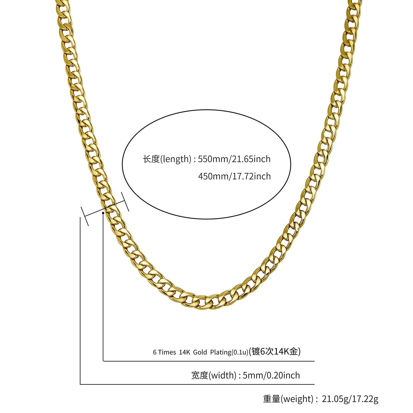 手链、脚链尺寸图