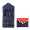 Conjunto de Manicure, Conjunto de Cortadores de Unha, Conjunto de Pinças para Unha, Bolsa Dobrável Estilo Maleta - Pacote Familiar