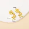 Colgante de Paz y Alegría Chapado en Oro Antiguo que Conserva el Color Accesorios para Joyería DIY Colgante de Campana Venta al por Mayor