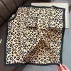 Moda Versátil Decorativa Primavera 2026 Pañuelo para la Cabeza Estampado de Leopardo Pañuelo Cuadrado Pequeño Pañuelo para el Cuello Lazo para la Cintura para Mujer