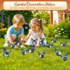 Set de 12 Mariposas Polilla Brocado Huaqing Transfronterizo Decoraciones para Jardín Exterior Inserciones para Patio