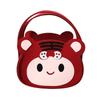 Bolsa de Feltro de Tigre Bebê Desenho Animado Lembrancinha Festa de Aniversário Infantil Bolsa para Mêsversário Centenário Bolsa de Feltro