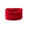 Cachemira 2026 Otoño/Invierno Nuevo Bufanda Pequeña para Mujer Color Sólido Estilo Perezoso Cuello Calentador a Cuadros Moda Jersey Polaina de Cuello Tejida