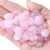 Amazon Cross-Border Pedra Natural de 2cm Quartzo Rosa Gema Coração Cristal em Formato de Coração Rosa Pedra Bruta Pedra Polida Pedra de Palma