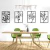 Venta Caliente en Amazon Pintura de Hierro Decorativa de Pared Línea de Mujer Colgante de Pared de Metal Pintura para Sala de Estar del Hogar Cortadores de Arte